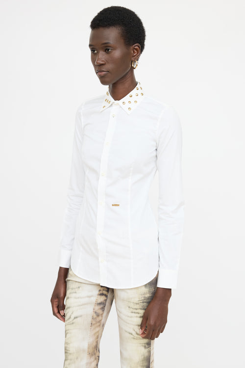 DSquared3 Studded Button Up Shirt