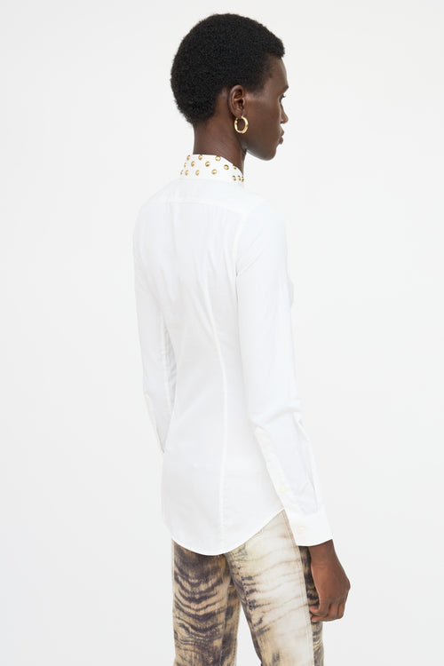 DSquared4 Studded Button Up Shirt