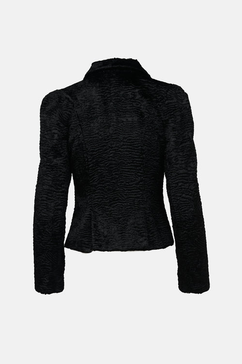 Diane von Furstenberg Textured Double Breasted Blazer