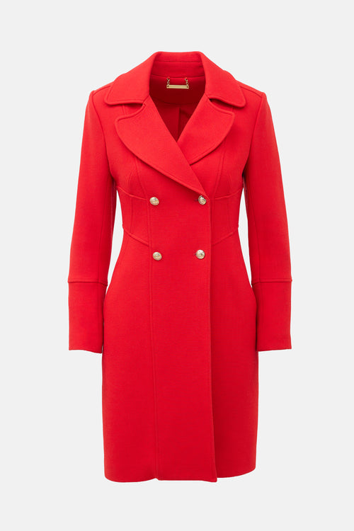 Diane von Furstenberg Wool Double Breasted Coat