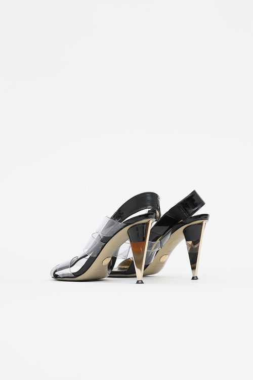 Dolce & GabbanaPatent & PVC Strappy Pump