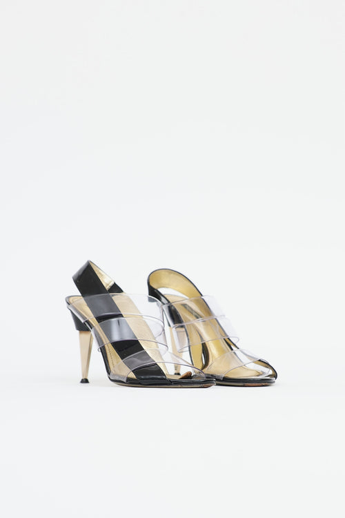 Dolce & GabbanaPatent & PVC Strappy Pump