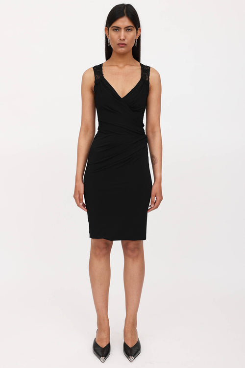 Dolce & Gabbana Lace Ruched Dress