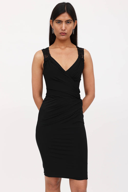 Dolce & Gabbana Lace Ruched Dress