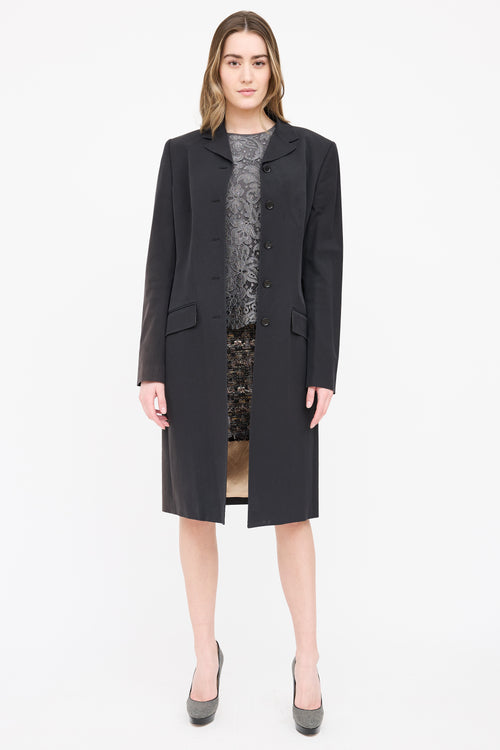 Dolce & Gabbana Notched Collar Coat