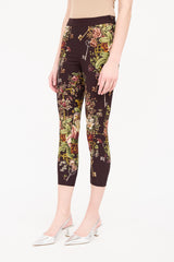 Dolce & Gabbana Floral Cropped Legging