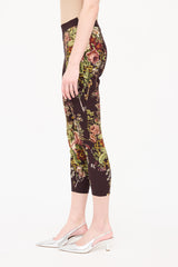 Dolce & Gabbana Floral Cropped Legging