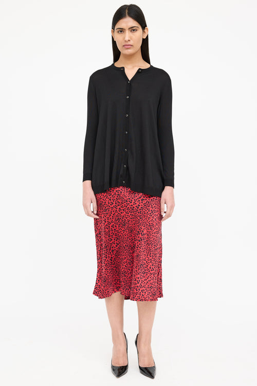 Dolce & Gabbana Silk Knit Cardigan