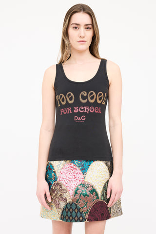 Dolce & Gabbana Too Cool For School Beaded Tank