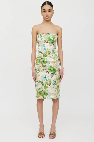 Dolce & Gabbana Silk Floral Dress