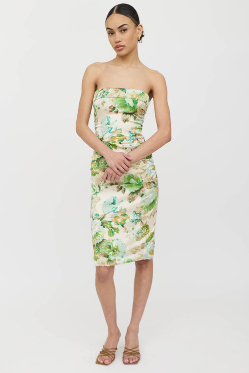 Dolce & Gabbana Silk Floral Dress