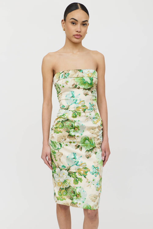 Dolce & Gabbana Silk Floral Dress
