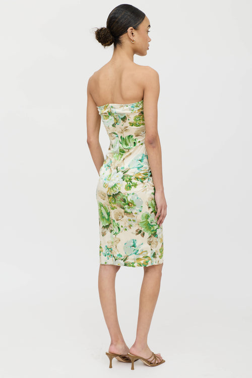 Dolce & Gabbana Silk Floral Dress