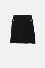 Dolce & Gabbana Wool Embellished Jewel Skirt