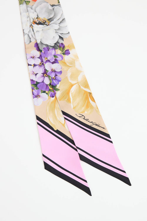 Dolce & Gabbana Floral Twilly 