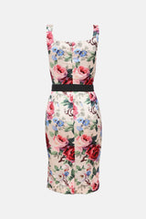 Dolce & Gabbana Satin Floral Dress