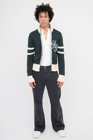 Dolce & Gabbana Knit Zip Up Sweater