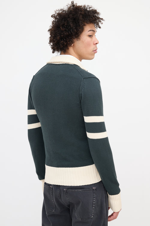 Dolce & Gabbana Knit Zip Up Sweater