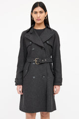Dolce & Gabbana Double Breasted Trench Coat