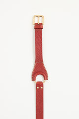 Dolce & Gabbana Leather Ring Belt