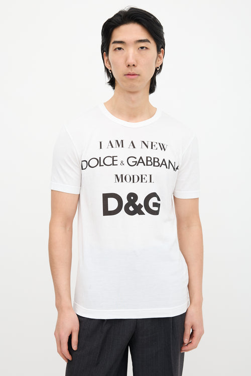 Dolce & Gabbana Quote T-Shirt