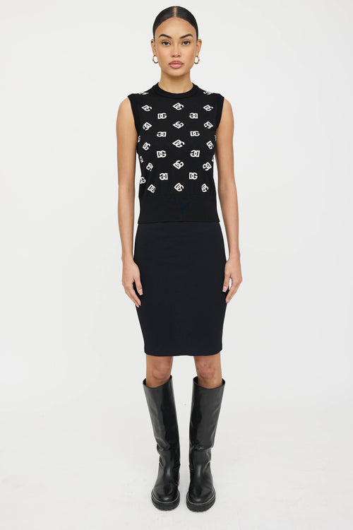 Dolce & Gabbana Knit Logo Vest