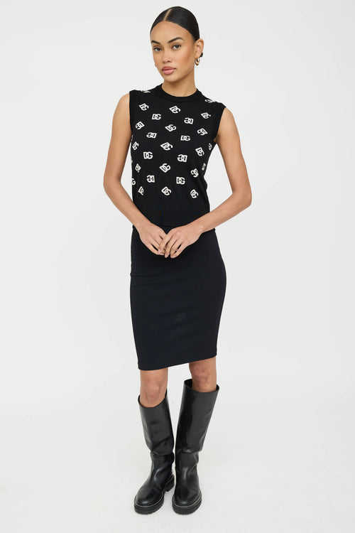 Dolce & Gabbana Knit Logo Vest