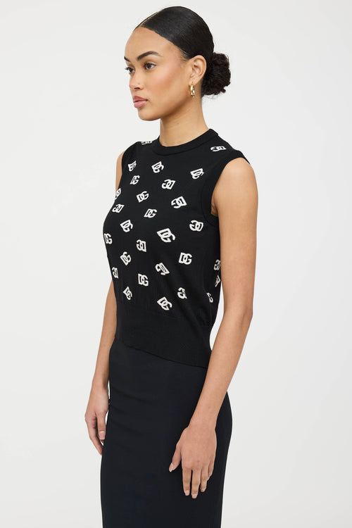 Dolce & Gabbana Knit Logo Vest