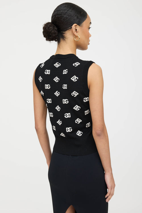 Dolce & Gabbana Knit Logo Vest