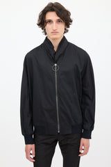 Damir Doma Black Cotton Raw Edge Jacket