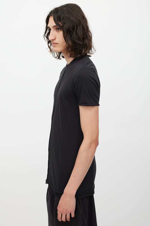 Damir Doma Black Panelled T-Shirt