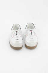 Damir Doma X Lotto White & Multicolour Leather Low Sneaker