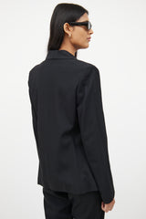 Dolce & GabbanaBlack Wool Two Piece Suit