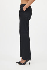 Dolce & GabbanaBlack Wool Two Piece Suit