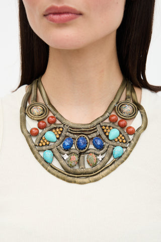 Dannijo Stone Bib Necklace