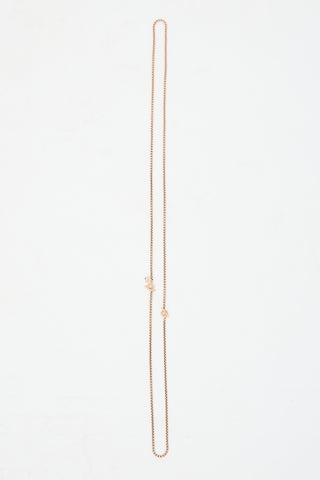 David Yurman 14K Gold Box Chain Necklace Set