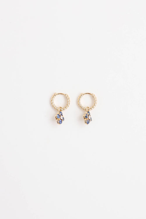 David Yurman 18K Yellow Gold Petite Modern Renaissance Colour Drop Earrings