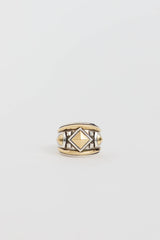 David Yurman Sterling Silver & 18K Gold Bold Renaissance Ring
