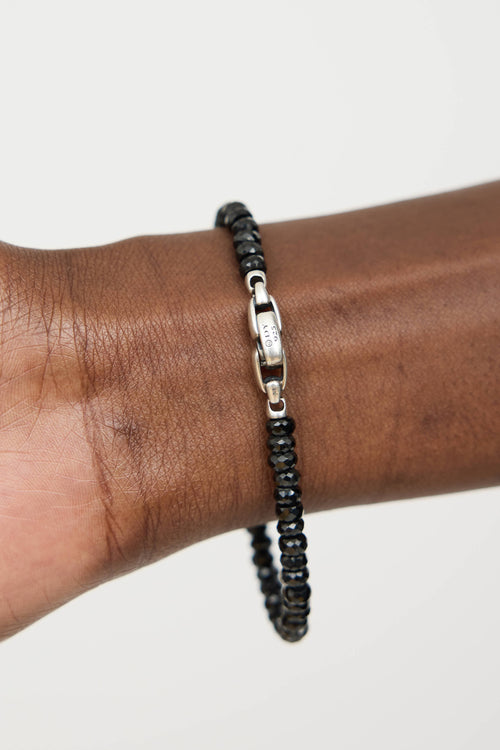 David YurmanSterling Silver Beaded Spinel Bracelet