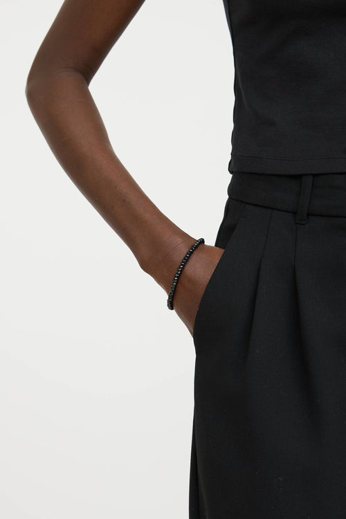 David YurmanSterling Silver Beaded Spinel Bracelet