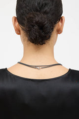 David Yurman Sterling Silver Box Chain Necklace