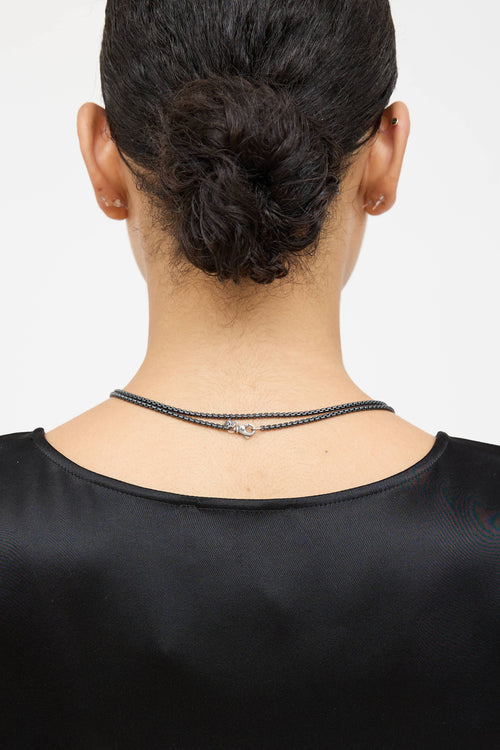 David Yurman Sterling Silver Box Chain Necklace