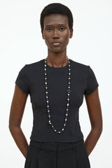 David YurmanSterling Silver Diamond Pearl Necklace