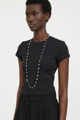 David YurmanSterling Silver Diamond Pearl Necklace