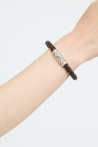 David Yurman Sterling Silver Chevron Bracelet