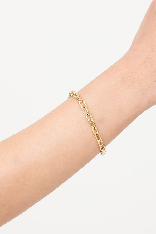 David Yurman 18K Yellow Gold Madison Bracelet
