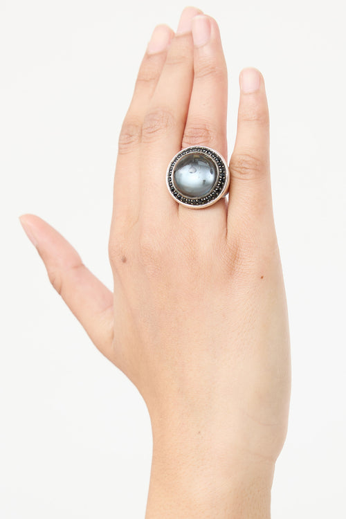 John Hardy Sterling Silver Batu Bedeg Ring