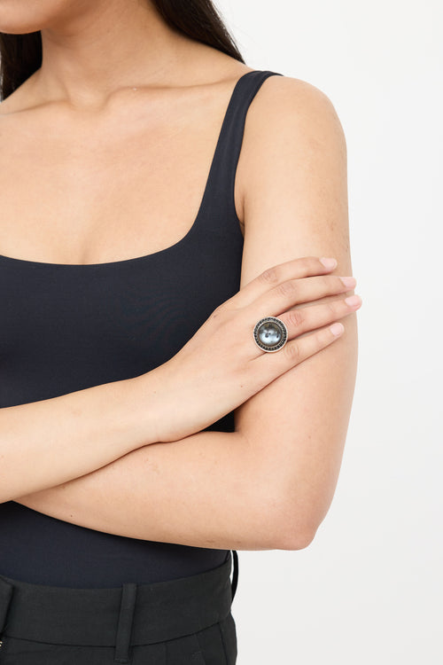 John Hardy Sterling Silver Batu Bedeg Ring