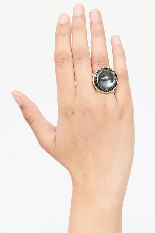 John Hardy Sterling Silver Batu Bedeg Ring