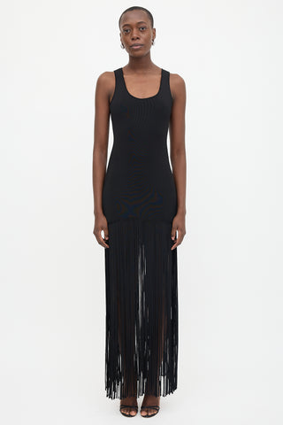 David Koma Bodycon Fringe Dress